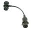 J1939 Deutsch 9 Pin Male and Female Pass-thru to 9 Pin J1939 Male Cable