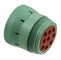 Green Type 2 Deutsch 9 Pin J1939 Female Connector with 9 PCS of Terminals