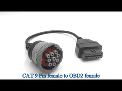 Cable gris CAT 9 épingle à OBD 2 OBD2 16 épingles pour Caterpillar