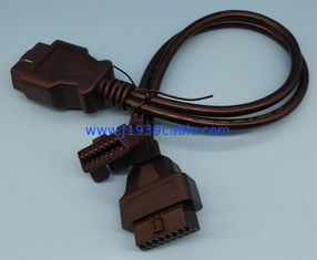 OBD OBDII Male to Chevrolet OBD2 Female and OBD2 Female Splitter Y Cable