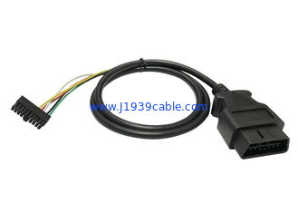 OBD2 OBDII 16 Pin J1962 Male to Molex 20 Pin Female Connector Cable
