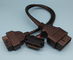 OBD2 OBDII Male to Renault OBD2 Female and OBD2 Female Splitter Y Cable