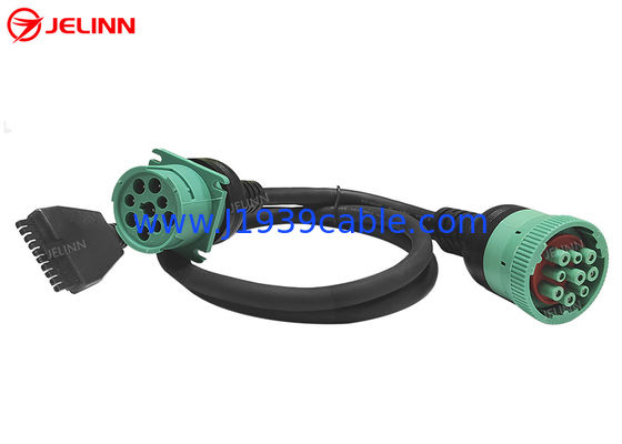 PT30 ELD 9 Pin J1939 Splitter Y Cable pour PT 30 appareil électronique d'exploitation forestière camions lourds en Amérique du Nord