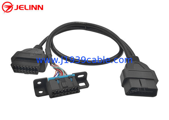 Mâle d'OBD2 OBDII à la femelle du GM OBD2 et OBD2 au câble femelle du diviseur Y