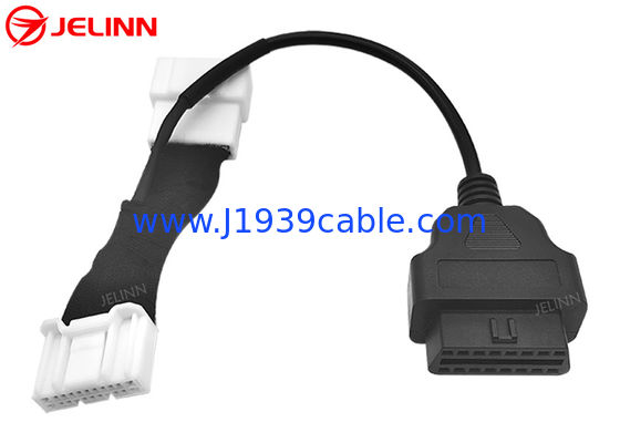 Cable d'adaptateur OBD2 OBD 20 broches à OBDII pour Tesla modèle 3 année 2018